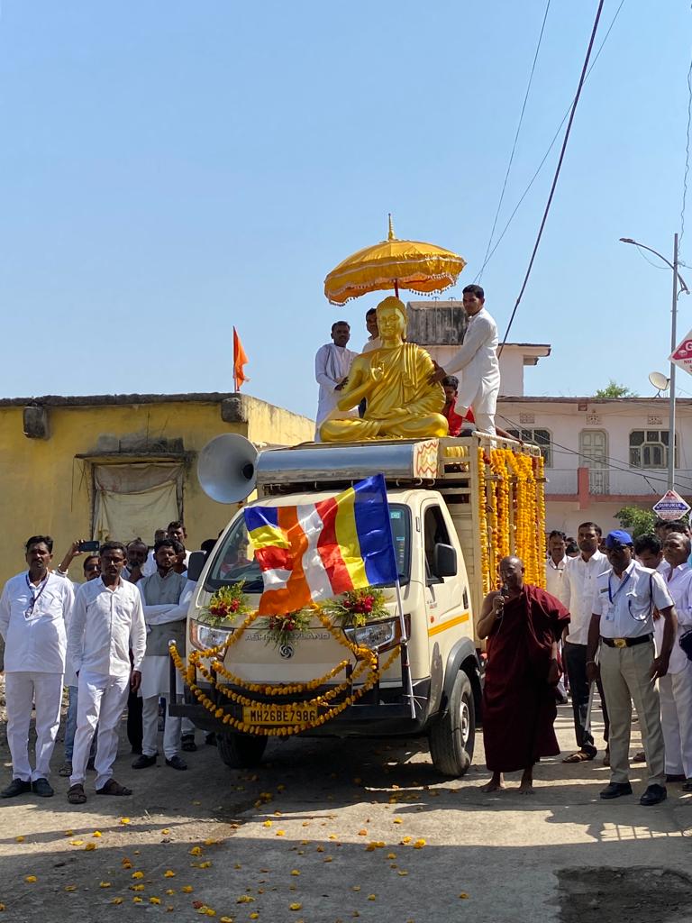 अष्टांगिक मार्गाने वाटचाल केल्यास मानवी जीवन अधिक आनंदी होईल – भदंत धम्मसेवक महास्थवीर