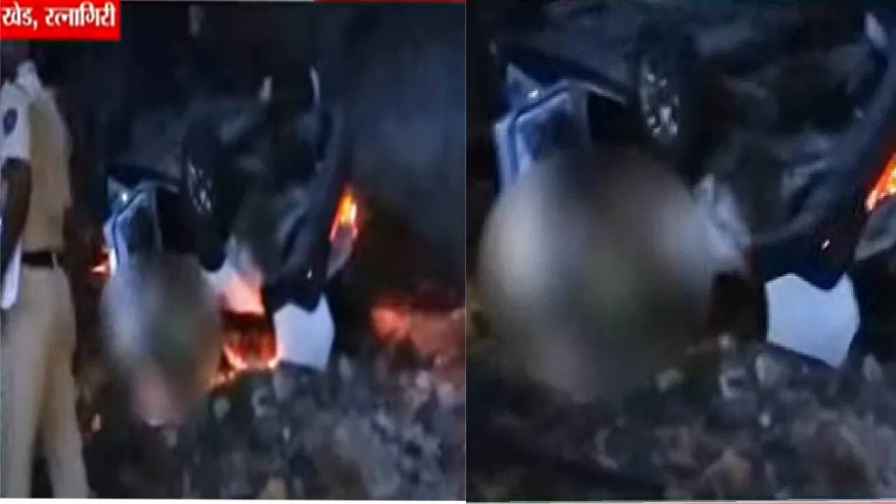 जगबुडी नदीत कार कोसळून 5 जणाची मृत्यू जगबुडी नदीत कार कोसळून 5 जणाची मृत्यू