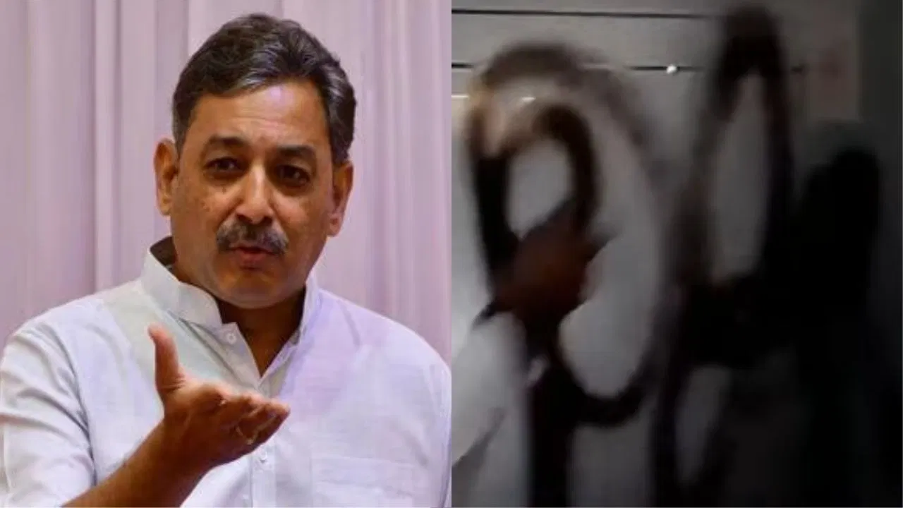 संभाजीराजे छत्रपतींच्या स्वराज्य पक्षाच्या कार्यालयाला काळं फासलं संभाजीराजे छत्रपतींच्या स्वराज्य पक्षाच्या कार्यालयाला काळं फासलं